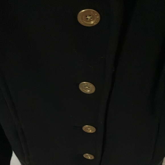 Coach:Black Wool/Angora/Nylon Blend- Green Signature lining-Gold buttons- XS - Picture 5 of 16